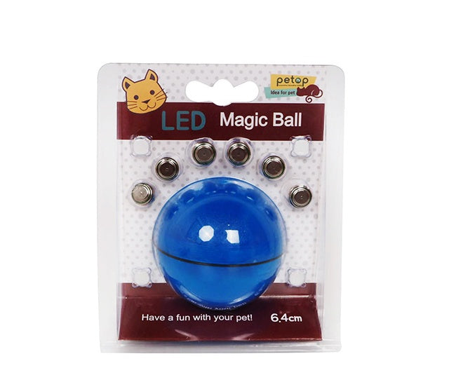 LED Laser Electronic Rolling Pet Funny Cat Toy Ball- Interactive&Fun!