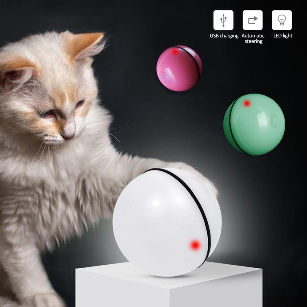 LED Laser Electronic Rolling Pet Funny Cat Toy Ball- Interactive&Fun!